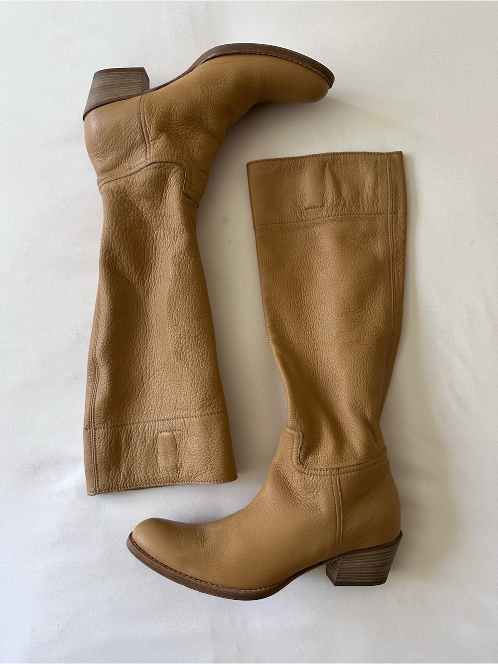 Vintage Miu Miu Leather Riding Boots Size 37.5